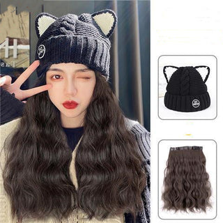  Women's Cute Hat Wig cashymart