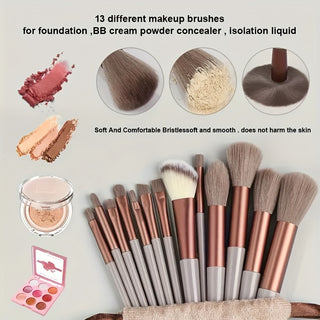  13-Piece Luxe Makeup Brush Collection cashymart