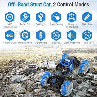  4WD Gesture-Controlled RC Stunt Car cashymart