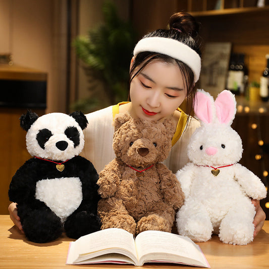  Adorable Plush Panda and Rabbit Stuffed Animals cashymart