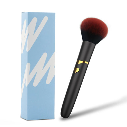  2 In 1 Electric Foundation Brush Vibration Makeup Tool cashymart