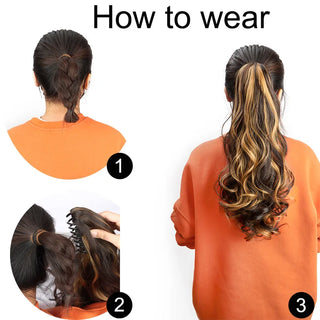  20 Inch Curly Ponytail Hair Extension cashymart