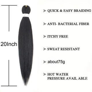  20 Inch Ombre Synthetic Braiding Hair cashymart