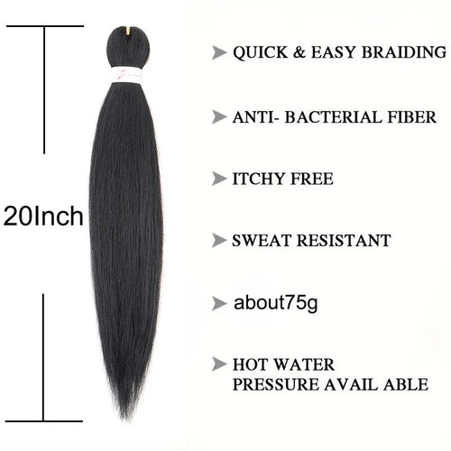  20 Inch Ombre Synthetic Braiding Hair cashymart
