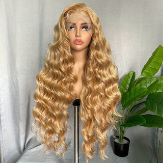  Wavy & Curly Lace Front Synthetic Wig cashymart