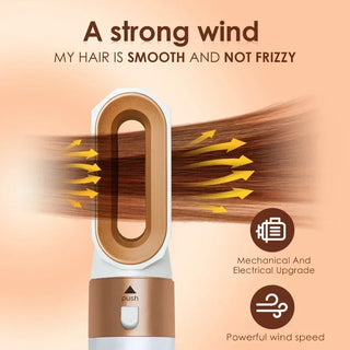  2025 New 5 in 1 Hair Dryer Hot Comb Set cashymart