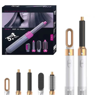  2025 New 5 in 1 Hair Dryer Hot Comb Set cashymart