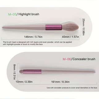  Fluffy Elegance Makeup Brush Collection cashymart