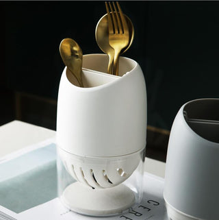  Nordic Self-Draining Utensil Holder cashymart