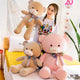 Cartoon Bow Big Bear Plush Toy