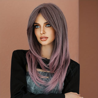  Vibrant Violet Wavy Wig cashymart