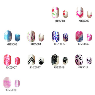  Pearlescent Gloss Nail Polish Film Sticker cashymart