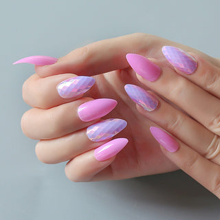  24 pieces of trendy wearable fake nail pieces cashymart