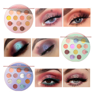  Time 12 Color Creamy-Toned Eyeshadow Palette cashymart