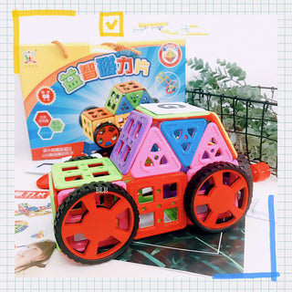  Magnetic Building Blocks Set for 4-6 Year Olds cashymart