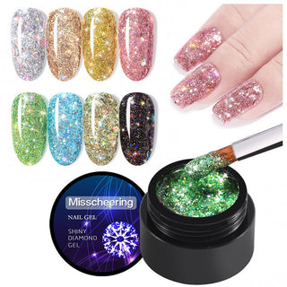  Diamond Nail Art UV Nail Polish Glue cashymart