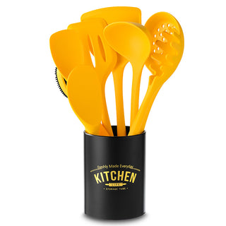  Silicone and Nylon Nonstick Kitchen Utensil Set cashymart