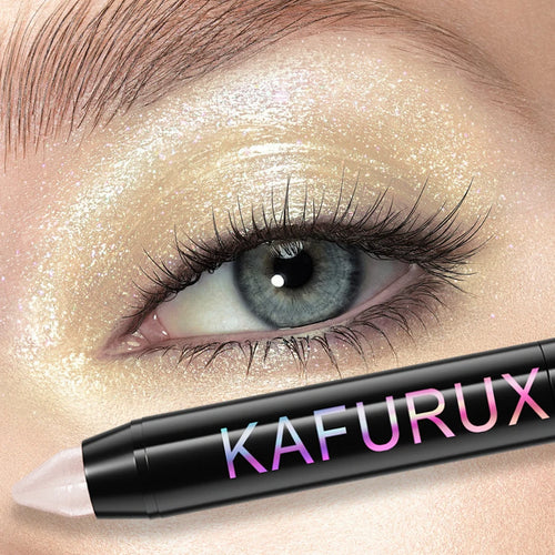  24 Colors Pearlescent Glitter Eyeliner Pencil Waterproof Shimmer Makeup Tool cashymart