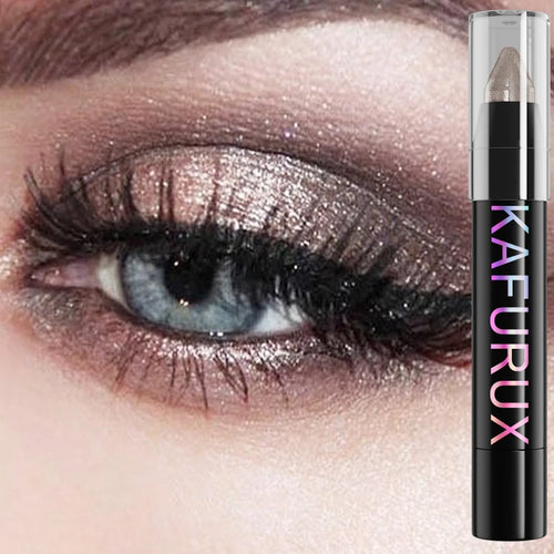  24 Colors Pearlescent Glitter Eyeliner Pencil Waterproof Shimmer Makeup Tool cashymart