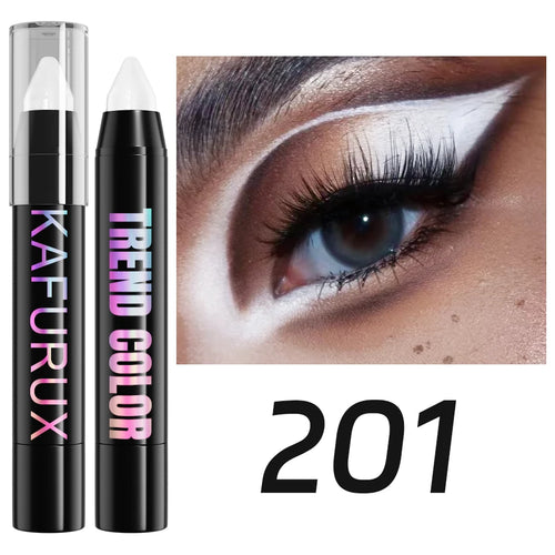  24 Colors Pearlescent Glitter Eyeliner Pencil Waterproof Shimmer Makeup Tool cashymart