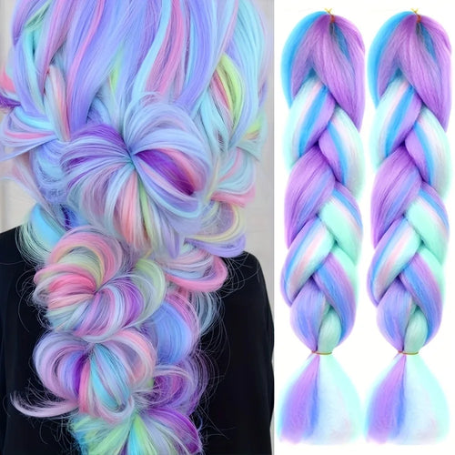  24 Inch Long Synthetic Braiding Hair Extensions cashymart