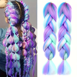  24 Inch Long Synthetic Braiding Hair Extensions cashymart