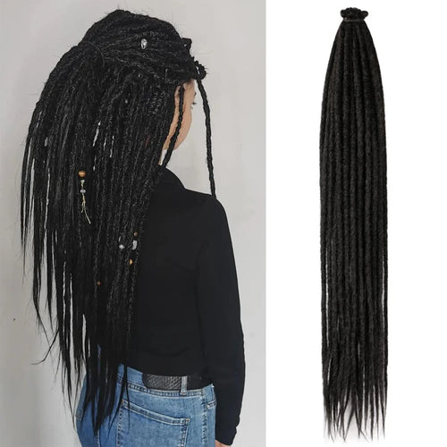  24 Inch Synthetic Dreadlock Hair Extensions cashymart