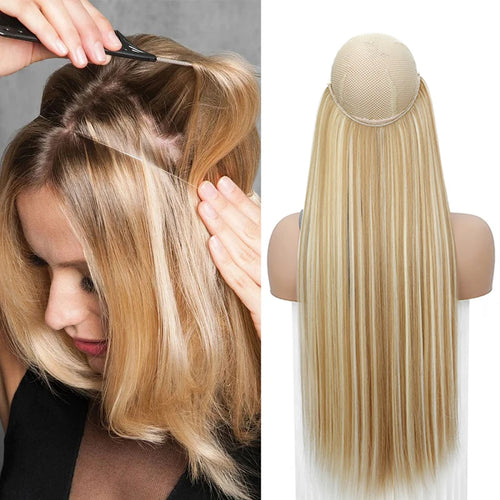  24 Inch Synthetic Invisible Hair Extension cashymart