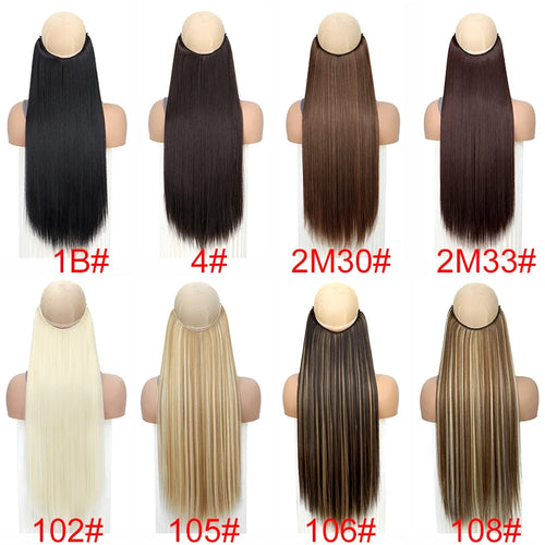  24 Inch Synthetic Invisible Hair Extension cashymart