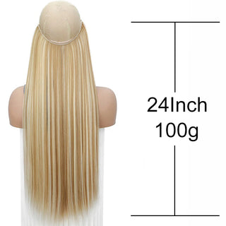  24 Inch Synthetic Invisible Hair Extension cashymart