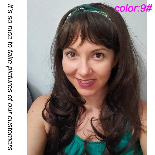  24 Inch Wavy Half Wig With Clips For Women cashymart