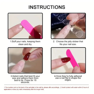  24 Pcs Press On Nails Rose Red Floral Design cashymart
