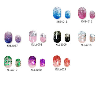  Pearlescent Gloss Nail Polish Film Sticker cashymart