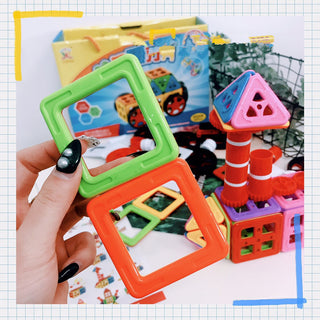  Magnetic Building Blocks Set for 4-6 Year Olds cashymart