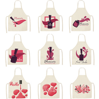  Pink Nail Polish Apron cashymart