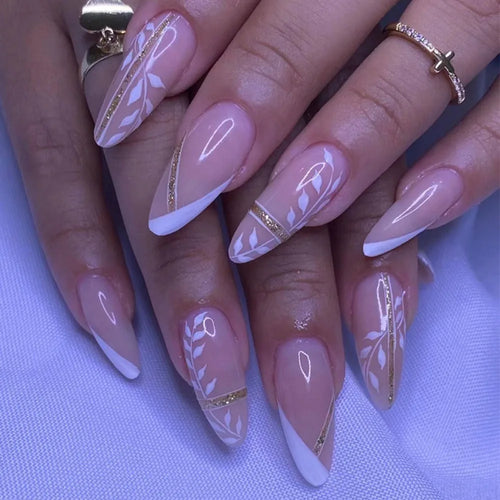  24Pcs Detachable Acrylic False Nails Set cashymart