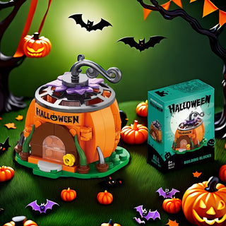  Halloween Candy House Building Block Set cashymart