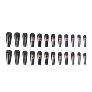  24pcs Detachable Coffin False Nails Set cashymart