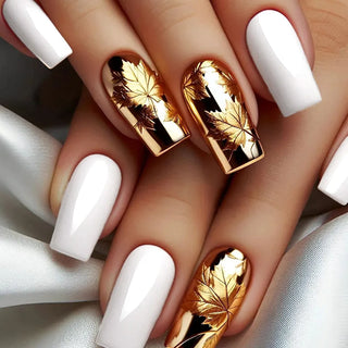  24pcs Flower Design Press On Nails Set cashymart