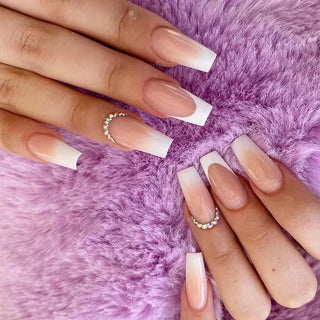  24pcs Flower Design Press On Nails Set cashymart