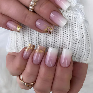  24pcs Flower Design Press On Nails Set cashymart