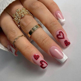  24pcs Flower Design Press On Nails Set cashymart