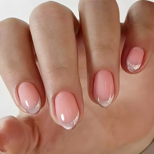  24pcs French Almond Press On Nails cashymart