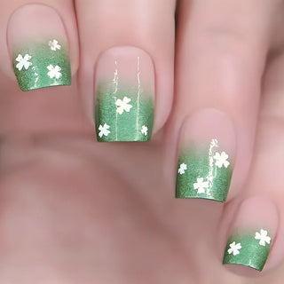  24pcs Spring Summer Flower Butterfly Press On Nails cashymart