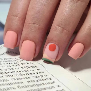 24pcs Spring Summer Flower Butterfly Press On Nails cashymart