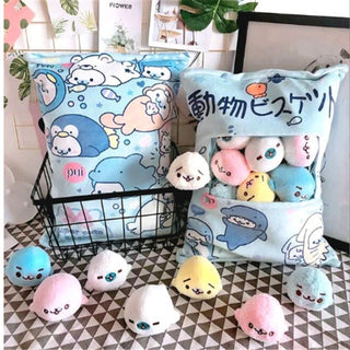  Large Bag Of Snacks And Pillow Plush Toys cashymart