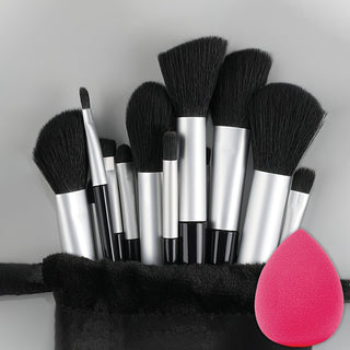  Fluffy Makeup Brush Set & Storage Bag cashymart