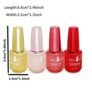  12-Color Mirror Effect Nail Polish cashymart