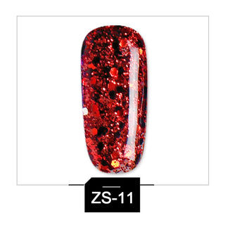  Glitter Phototherapy Nail Polish cashymart