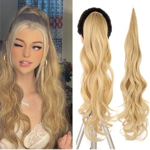  26 Inch Synthetic Ponytail Extensions cashymart